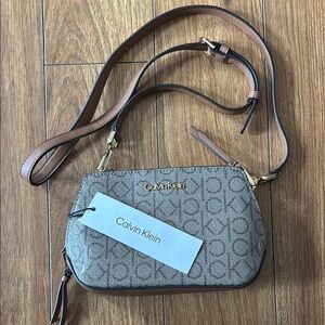 Calvin Klein Brown Crossbody Bag